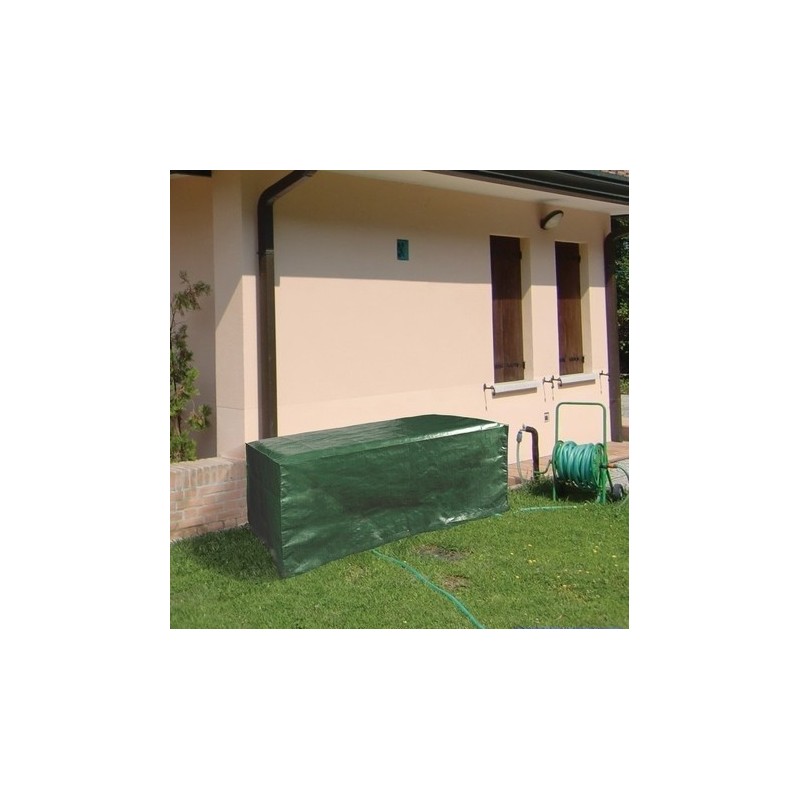 TELO DI COPERTURA PER TAVOLI DA ESTERNO DA GIARDINO IN POLIESTERE  150x100x70h CM - Brico Casa