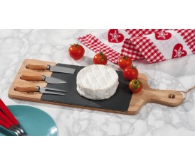 TAGLIERE DA CUCINA PLASTICA TAVOLO EFFETTO GRANITO 36,5X27,5 CM